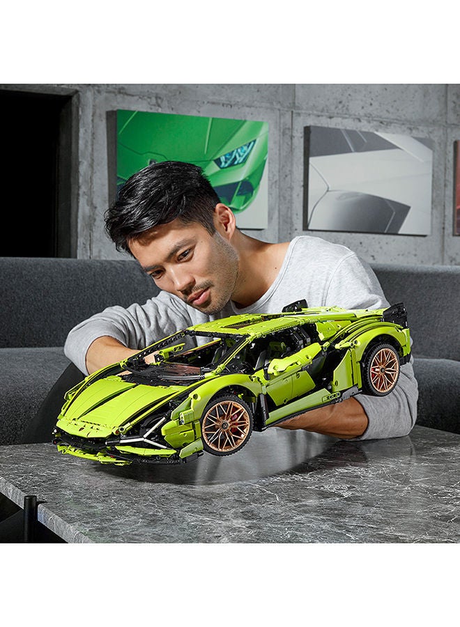LEGO - 6288789 Technic Lamborghini Sián Fkp 37 (42115), Engaging Building Project For Adults, Build And Display This Distinctive Lego Model Sián Fkp 37, A True Representation Of The Original Super Sports Car (3,696 Pieces) 16+ Years 18+ years - Image 1