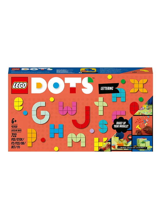 LEGO 6379009 722-Pieces Dots Lots Of â€“ Lettering Diy Craft Decoration Kit 41950 6+ Years