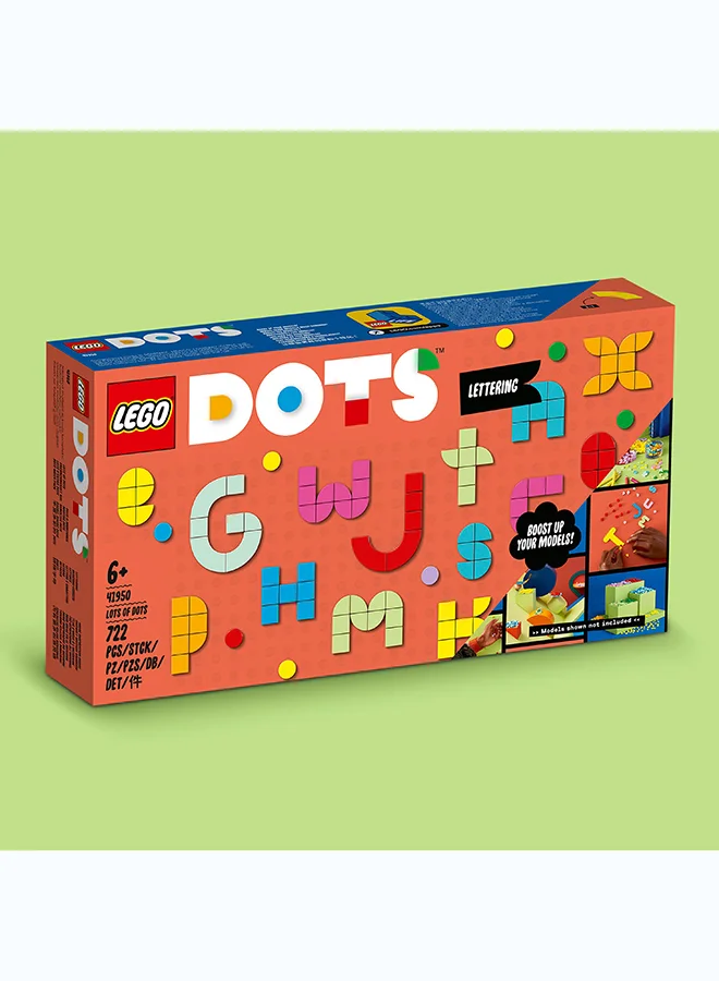 LEGO 6379009 722-Pieces Dots Lots Of â€“ Lettering Diy Craft Decoration Kit 41950 6+ Years