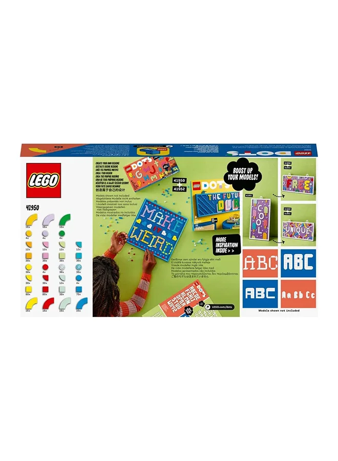 LEGO 6379009 722-Pieces Dots Lots Of â€“ Lettering Diy Craft Decoration Kit 41950 6+ Years