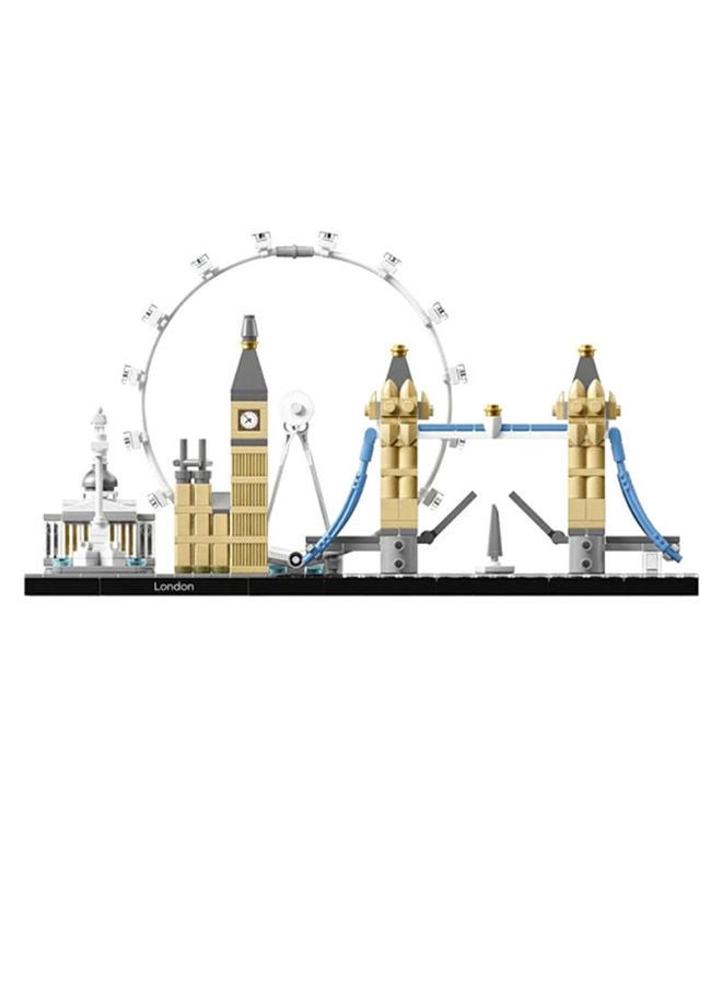 LEGO - 6174059 Lego Architecture London Building Toy Set (468 Pieces) 12+ Years 21034 468 12+ Years - Image 1