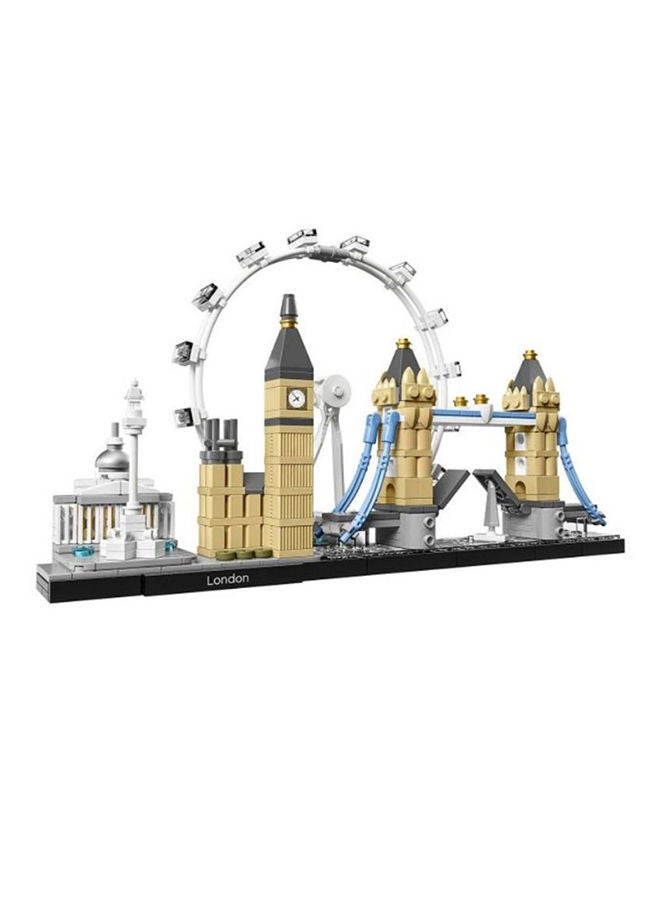 LEGO - 6174059 Lego Architecture London Building Toy Set (468 Pieces) 12+ Years 21034 468 12+ Years - Image 1