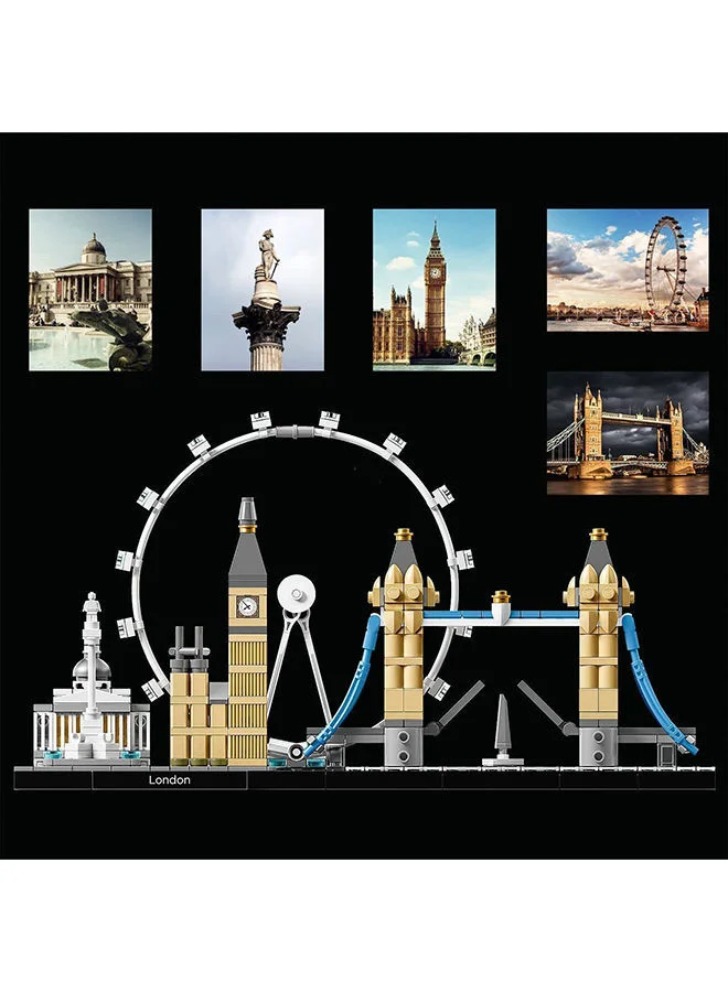 ليغو Lego Architecture London Building Toy Set (468 Pieces) 12+ Years 21034