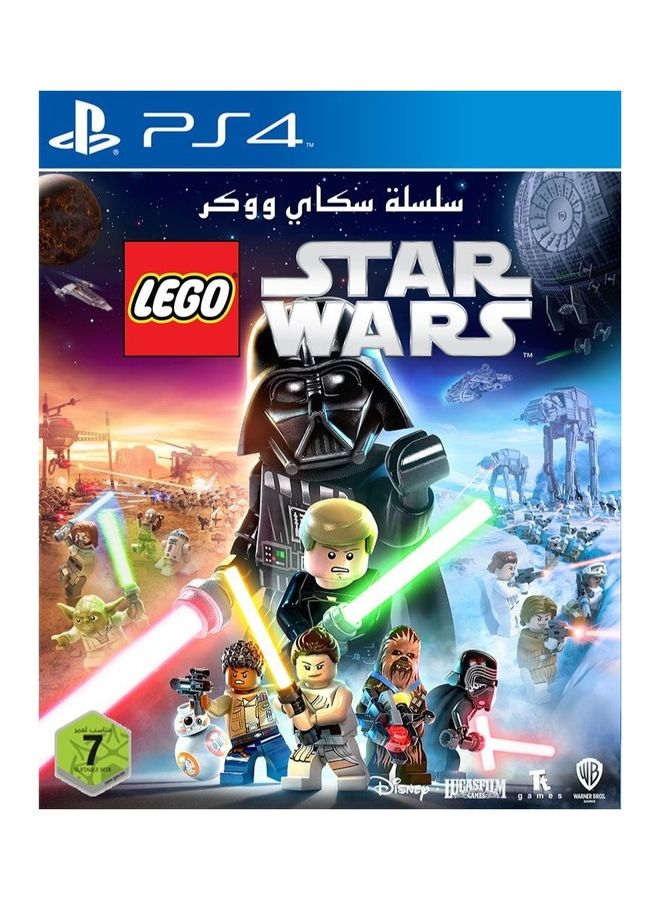 وارنر بروس لعبة الفيديو "Lego Star Wars The Skywalker Saga Standard Edition" (الإنجليزية/ العربية) - إصدار الإمارات العربية المتحدة - مغامرة - بلاي ستيشن 4 (PS4)
