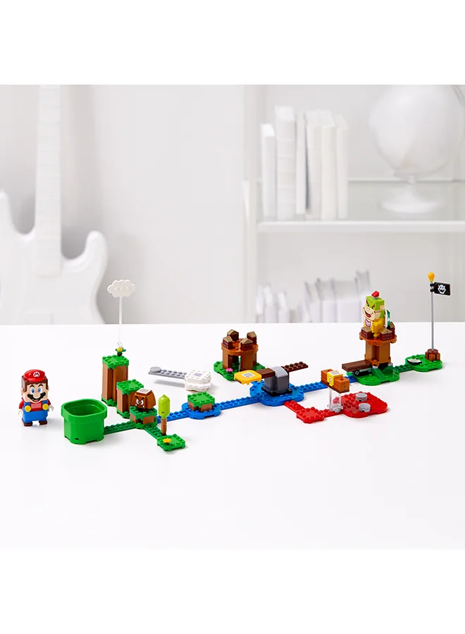 LEGO Super Mario™ Adventures With Mario Starter Course Building Kit, Collectible, Creative Gift Toy For Kids, Unique, Interactive Lego Set Featuring Lego Mario™, Bowser Jr. And Goomba Figures, Suitable For 6+ Years (231 Pieces) 71360