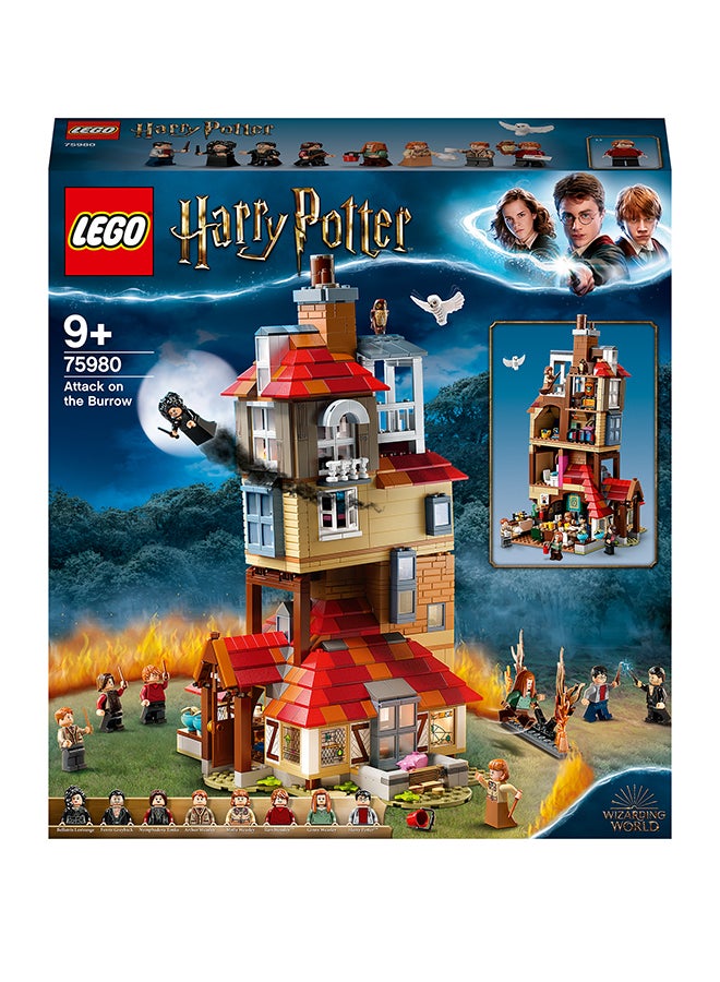 LEGO 75980 Harry Potter Attack On The Burrow Building Kit 1047 9+ Years  - Image 2