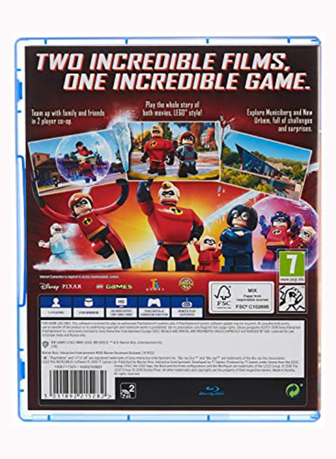 وارنر بروس - لعبة الفيديو "Lego Incredibles" - باللغة الإنجليزية/ العربية - (إصدار المملكة العربية السعودية) - مغامرة - بلاي ستيشن 4 (PS4) - Image 1