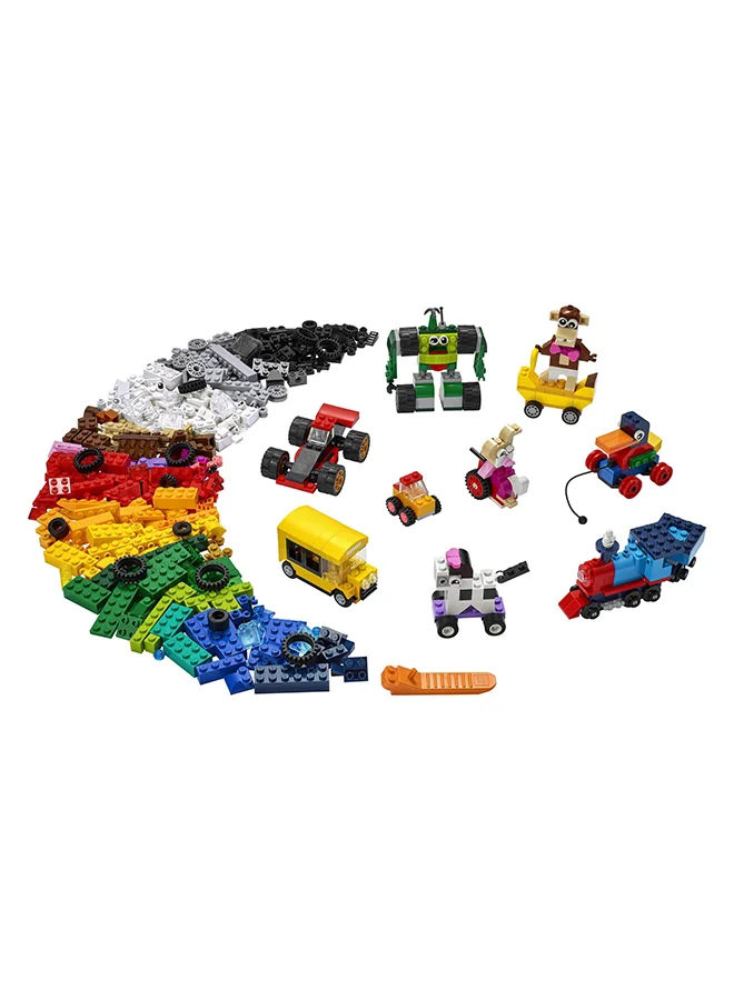 LEGO 11014 Classic Bricks And Wheels 11014 Kids’ Building Kit For Kids 4+ Years (653 Pieces) 11014 653 4+ Years