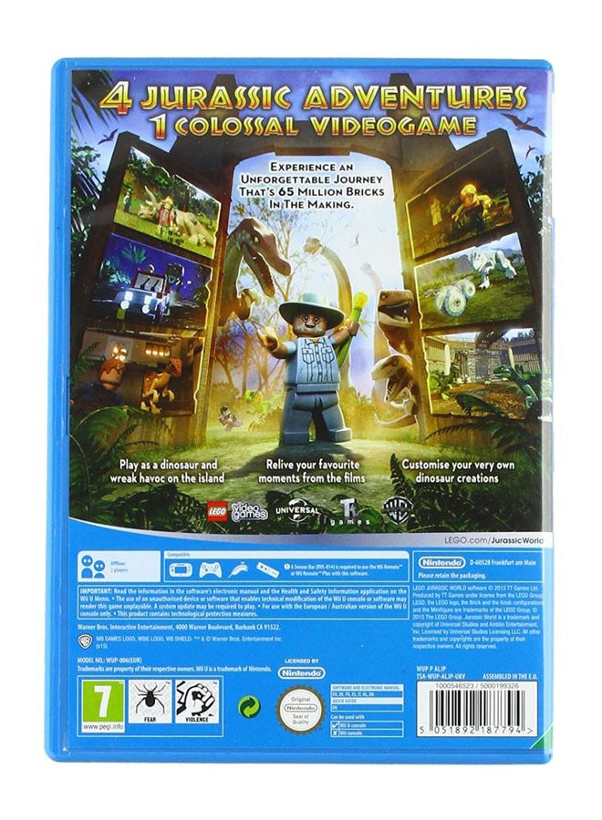 WB Games - LEGO Jurassic World (Intl Version) - adventure - playstation_3_ps3 - Image 1