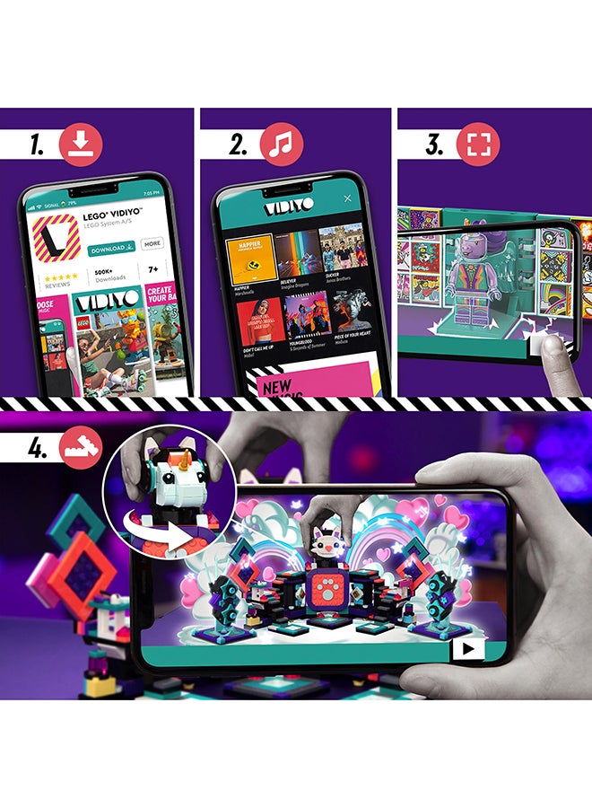 LEGO - 43113 Vidiyo K-Pawp Concert BeatBox Music Video Maker Musical Toy For Kids, Augmented Reality Set With App 8+ Years 82 8+ Years - Image 1