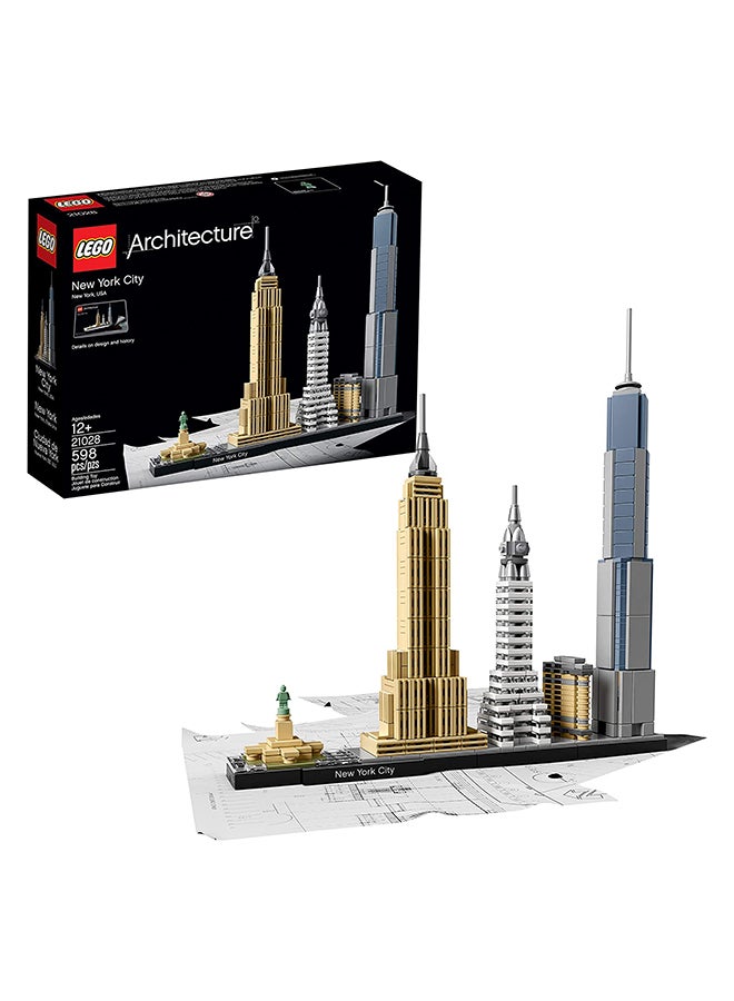 LEGO 21028 Architecture New York City 21028, Build It Yourself New York Skyline Model Kit 12+ Years - Image 1