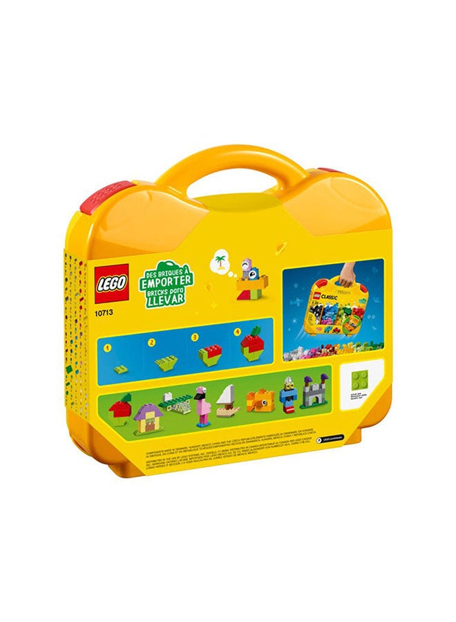 LEGO - 6213580 Lego Classic Creative Suitcase, Toy Storage Case With Fun Colourful Building Bricks, Lego Building Toy Gift For 4 Plus Year Old Kids, Boys & Girls (213 Pieces)10713 213 4+ Years - Image 1
