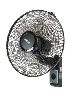 KRYPTON 16 Inch Wall Mount  Fan With Remote 60 W KNF5242 Black  - Image 3