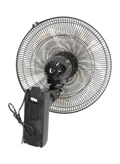 KRYPTON 16 Inch Wall Mount  Fan With Remote 60 W KNF5242 Black  - Image 4