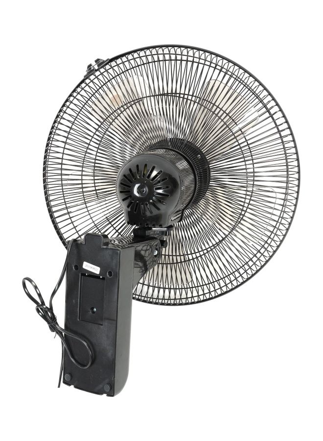 KRYPTON 16 Inch Wall Mount  Fan With Remote 60 W KNF5242 Black  - Image 4