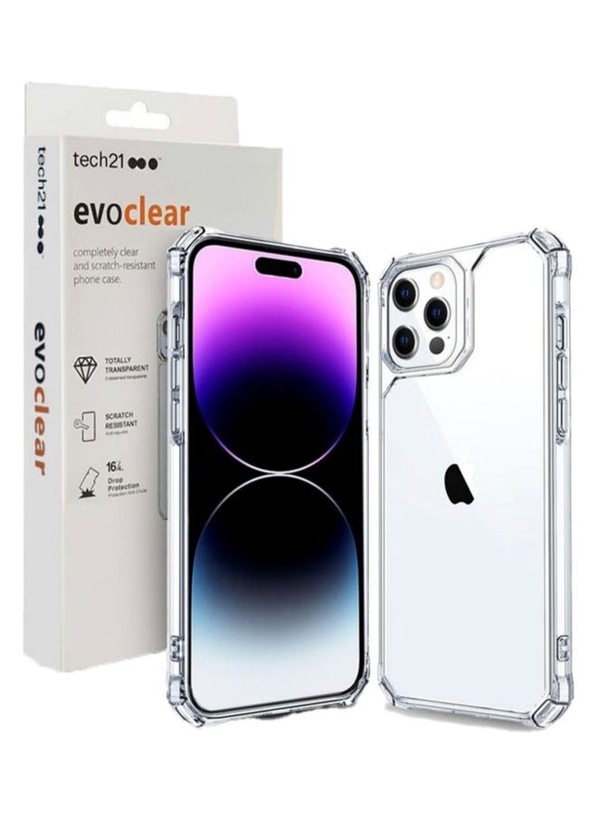 tech21 Evo Clear Back Case Cover For Apple iPhone 14 Pro Max Case Clear  - Image 1