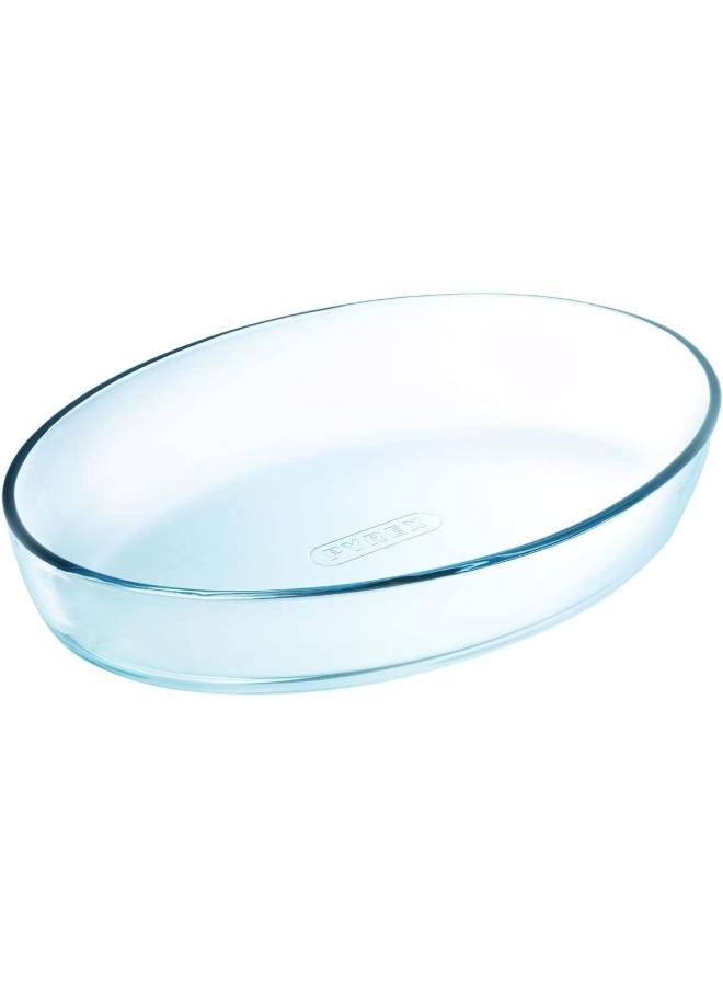 PYREX Oven Glass Dish Oval Clear 39x27cm - Image 3