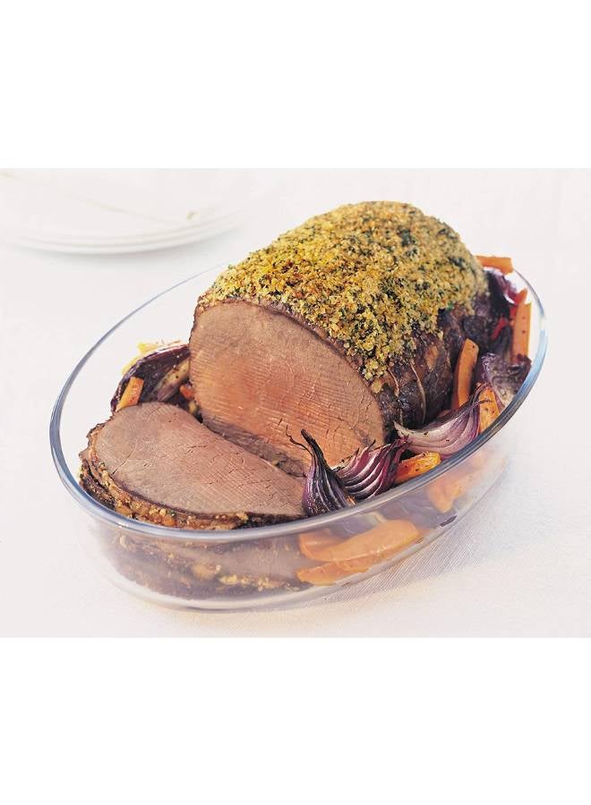 PYREX Oven Glass Dish Oval Clear 39x27cm - Image 5