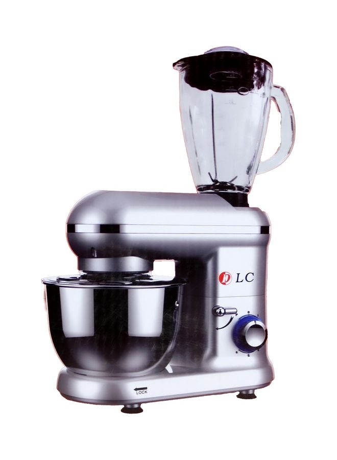 DLC Stand Mixer With Stainless Steel Bowl And Blender 5.5 L 800 W DLC-39004B Silver/Clear - Image 1