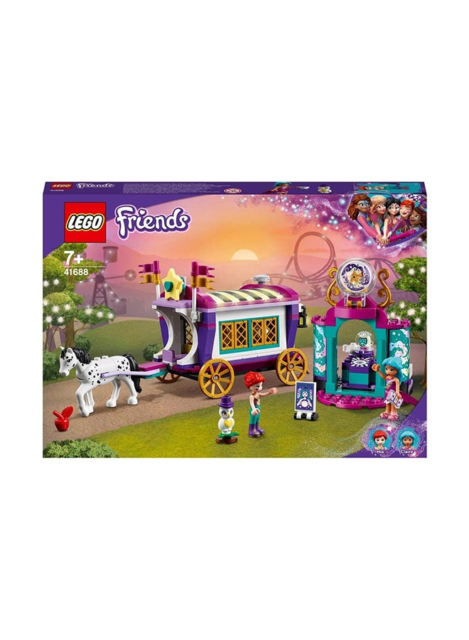 LEGO Friends Magical Caravan Horse Set, Fairground Amusement Park With 2 Mini Dolls, Vehicle Toy  - Image 2