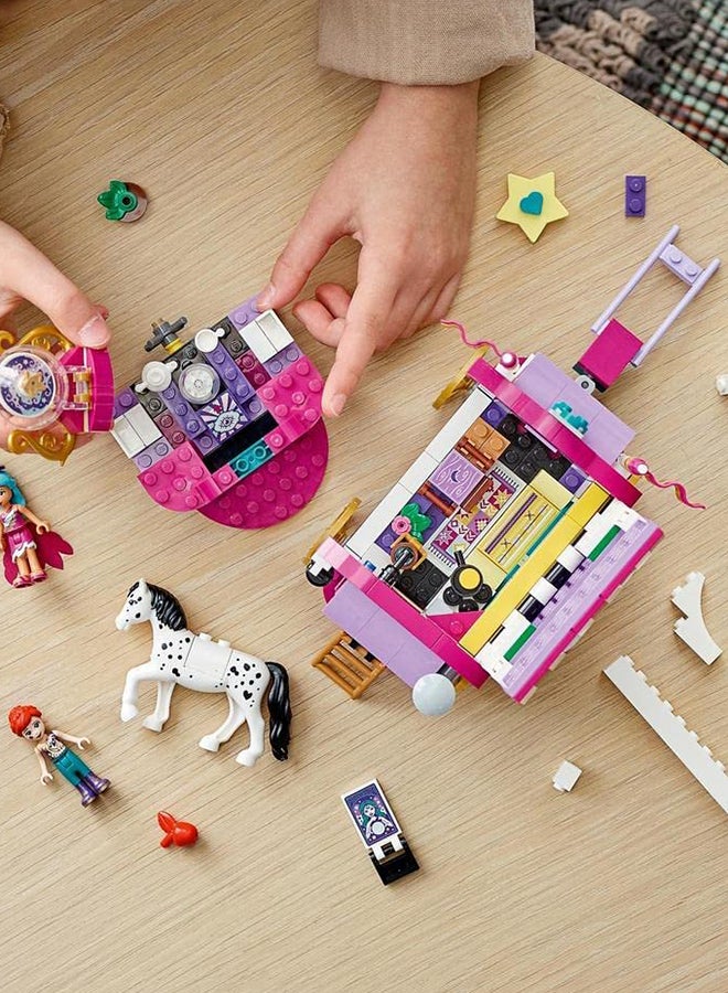 LEGO Friends Magical Caravan Horse Set, Fairground Amusement Park With 2 Mini Dolls, Vehicle Toy  - Image 5