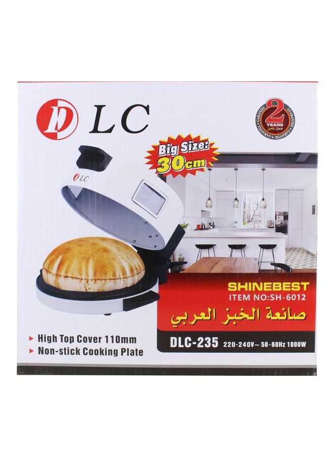 DLC - Electric Non Stick Arabic Bread Maker 1800.0 W DLC-235 White/Black - Image 1