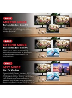Honeywell Type C to Dual HDMI Adapter, 4K x 2K@60Hz Ultra HD Resolution, Compact And Portable, Compatible With All Type C MacBook, Laptop, PC, Xbox, PS5, Consoles And Tablets White  - Image 4