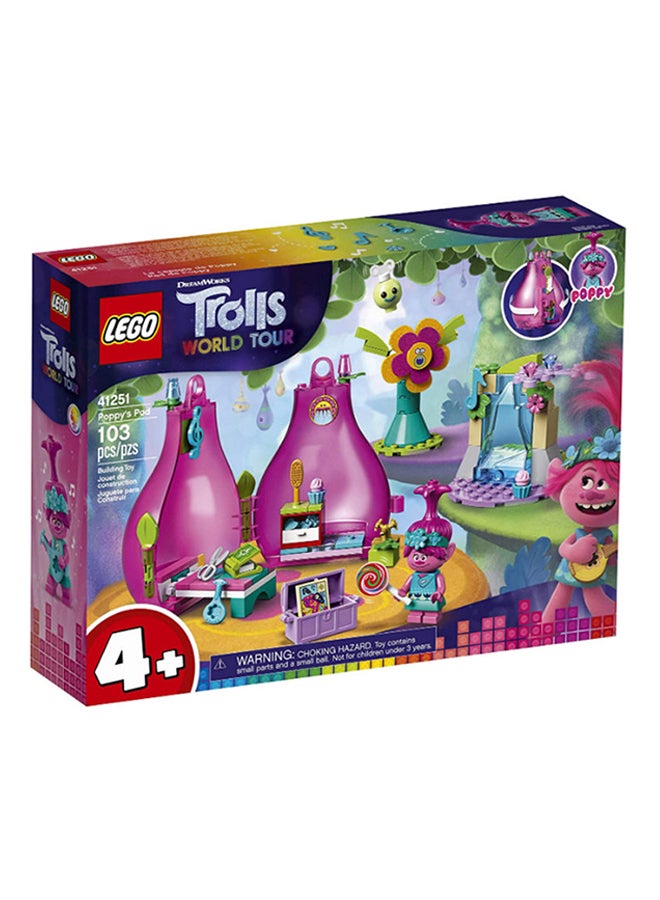 LEGO 41251 103-Piece Trolls Poppy'S Pod Building Set 4+ Years  - Image 2