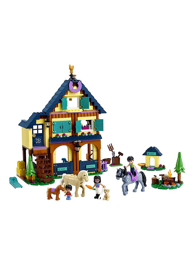 LEGO - Friends Forest Horseback Riding Center Set With Stable, 2 Horses And A Pony, Horse Toy - Image 1