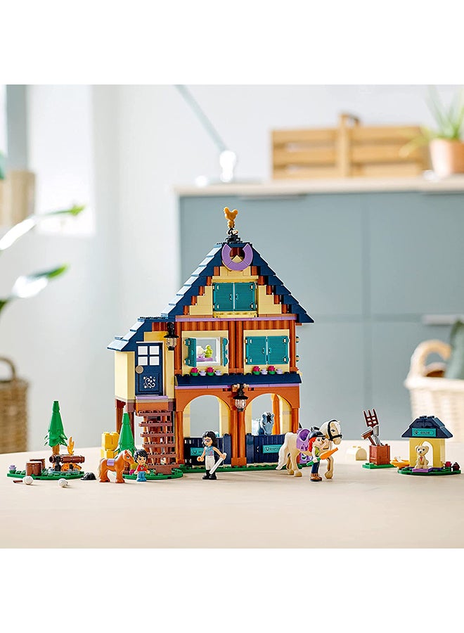LEGO - Friends Forest Horseback Riding Center Set With Stable, 2 Horses And A Pony, Horse Toy - Image 1