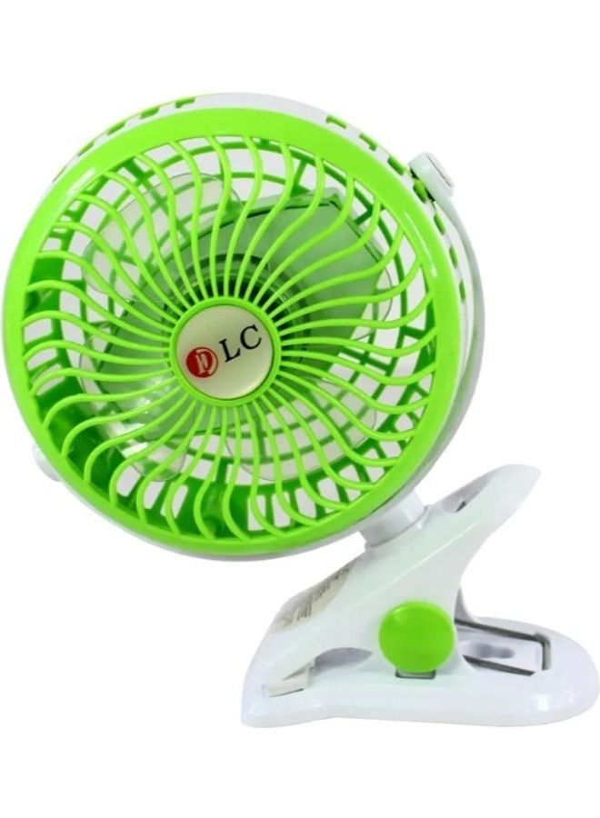 دي إل سي  مروحة تبريد هواء صغيرة 4 وات dlc-31025 أبيض/أخضر DLC-31025 أخضر - Image 1