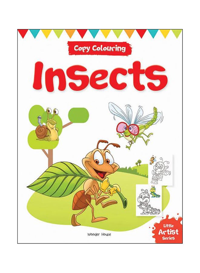 Copy Colouring Insects Paperback English by Wonder House - 15-Jul-18 - Image 1