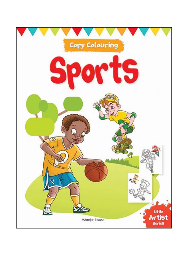 Copy Colouring Sports Paperback English by Wonder House - 43296 - Image 1