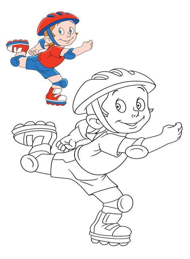 Copy Colouring Sports Paperback English by Wonder House - 43296 - Image 2