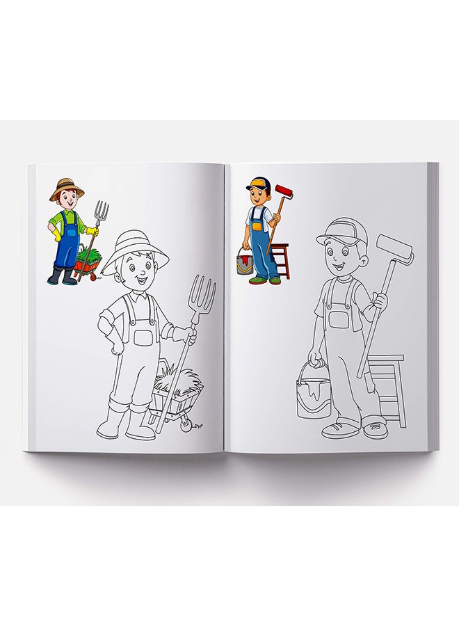 Copy Colouring People Around Us Paperback English by Wonder House - 15-Jul-18 - Image 2