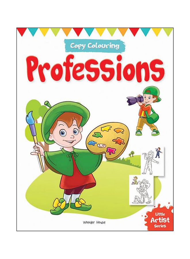 Copy Colouring Professions Paperback English by Wonder House - 43296 - Image 1