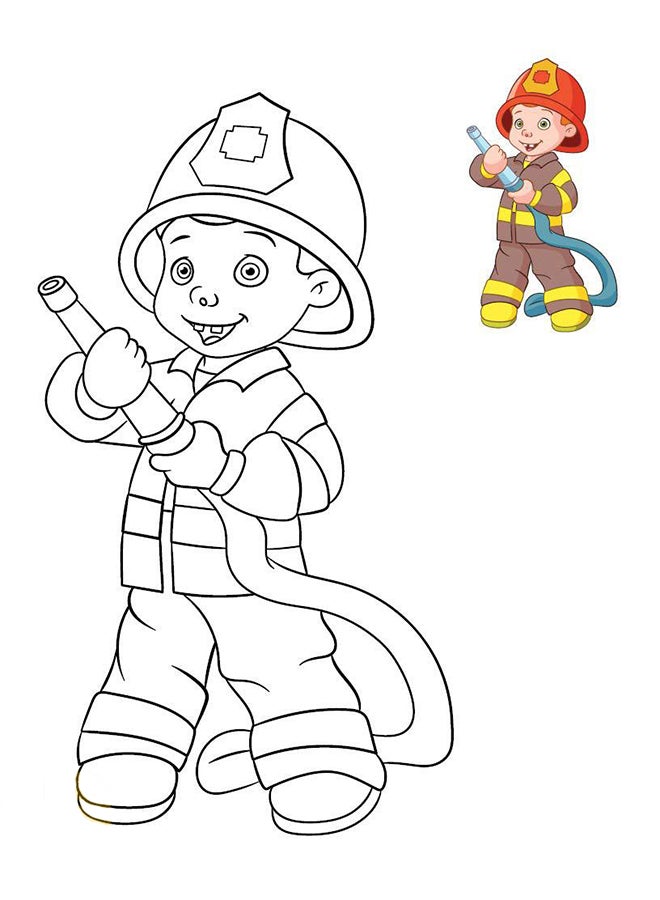 Copy Colouring Professions Paperback English by Wonder House - 43296 - Image 3