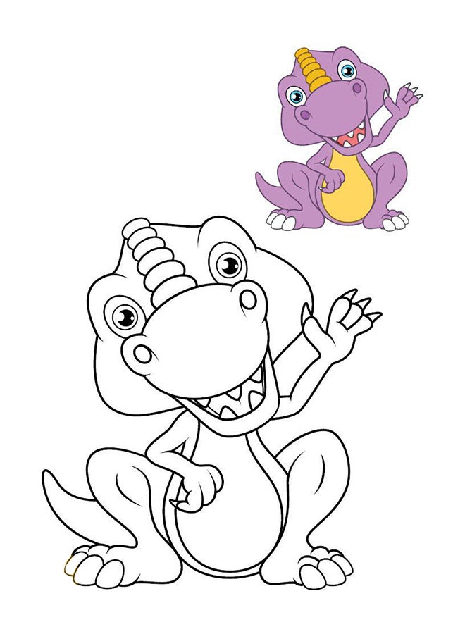Copy Colouring Dinosaurs Paperback English by Wonder House - 43296 - Image 2