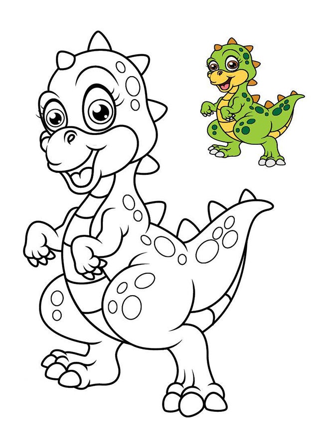 Copy Colouring Dinosaurs Paperback English by Wonder House - 43296 - Image 4