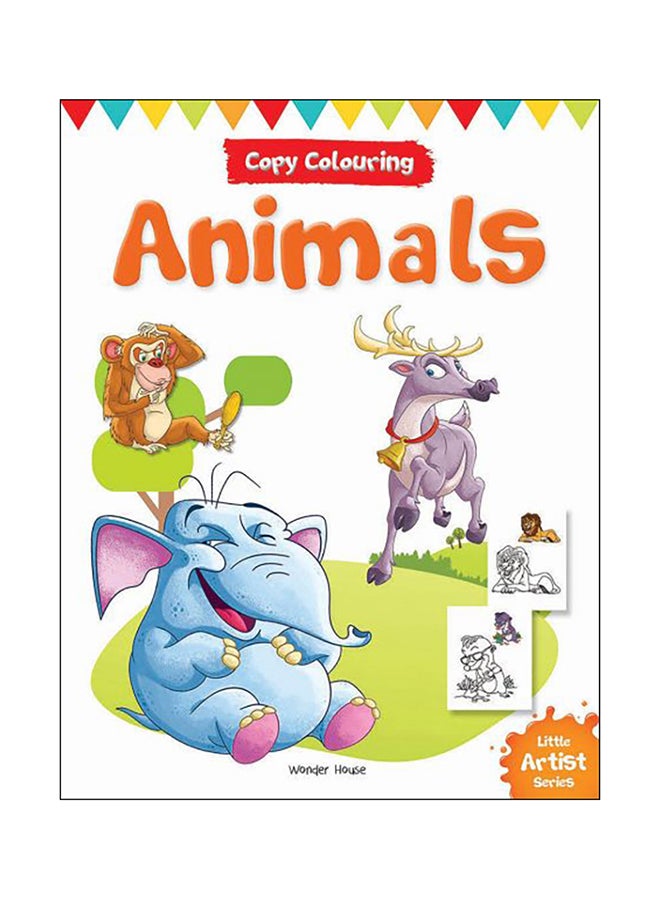 Copy Colouring Animals Paperback English by Wonder House - 43296 - Image 1