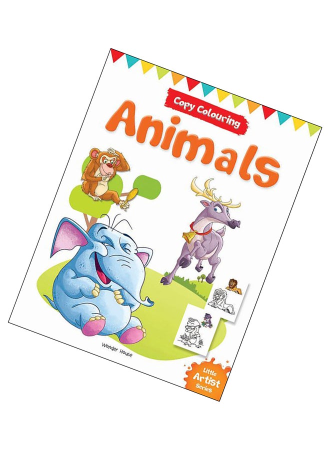 Copy Colouring Animals Paperback English by Wonder House - 43296 - Image 5