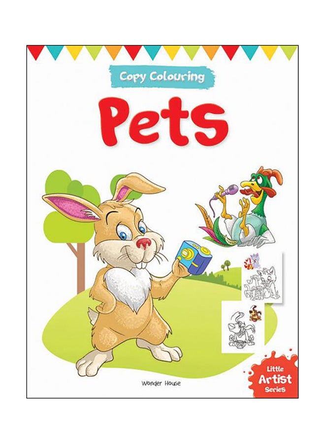 Copy Colouring Pets Paperback English by Wonder House - 43296 - Image 1