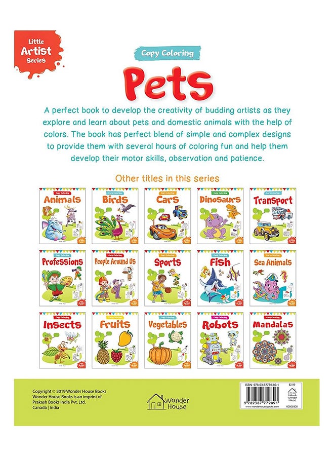 Copy Colouring Pets Paperback English by Wonder House - 43296 - Image 4