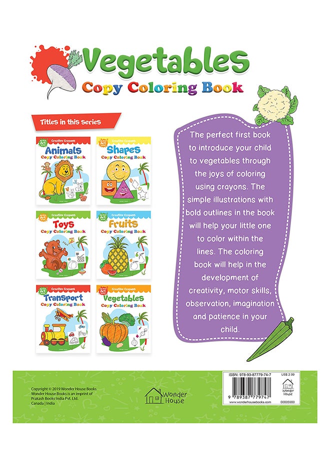 Creative Crayons Vegetables Paperback English by Wonder House Books Editorial - 10-Jun-18 - Image 5