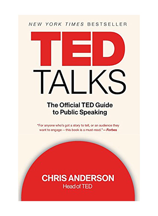 TED Talks: The Official TED Guide to Public Speaking Paperback English by Anderson, Chris - 2017 - Image 1