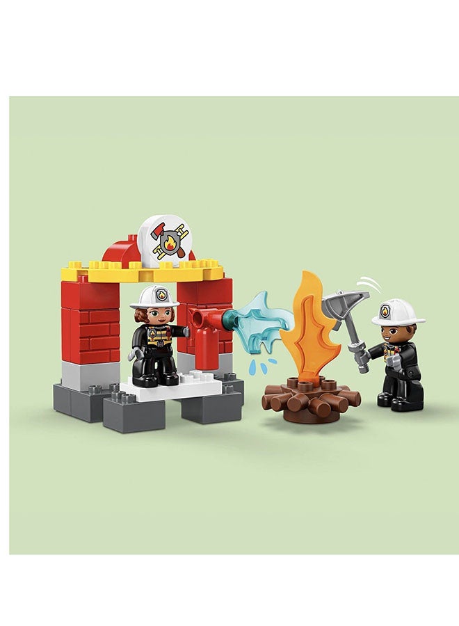 LEGO - 10903 Duplo Fire Station Building Toy 2+ Years - Image 1
