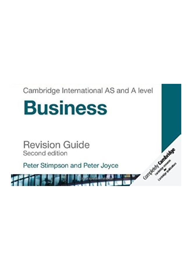 Cambridge International AS and A Level Business Revision Guide - Paperback English by Peter Stimpson - 23/02/2017  - Image 4