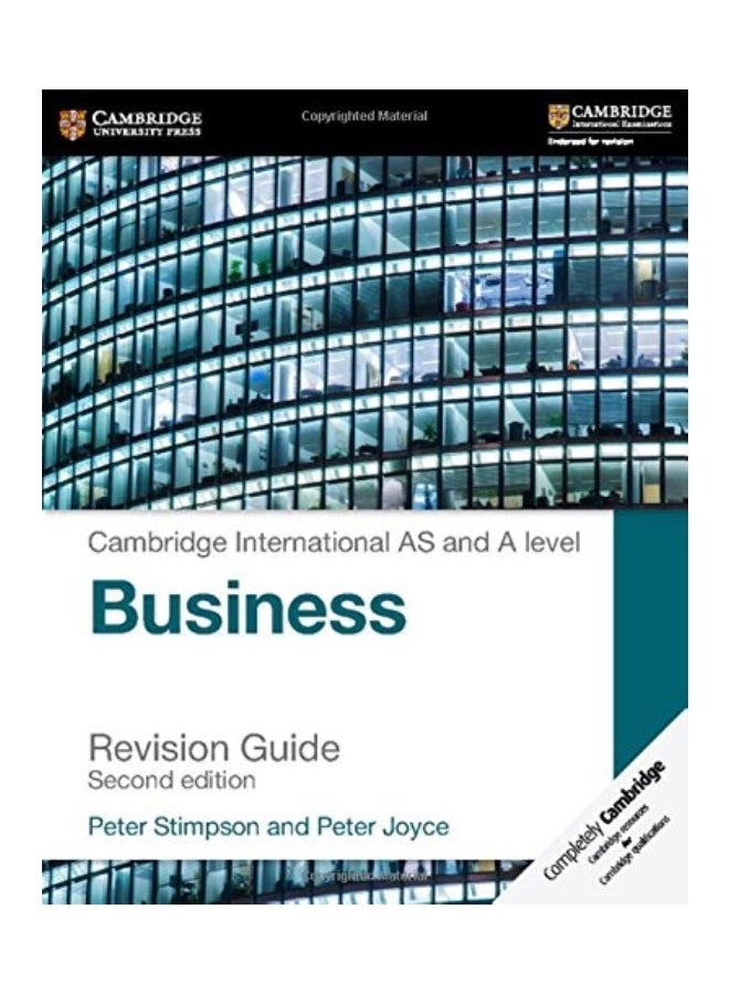 Cambridge International AS and A Level Business Revision Guide - Paperback English by Peter Stimpson - 23/02/2017  - Image 1