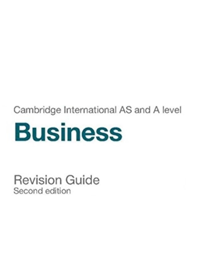 Cambridge International AS and A Level Business Revision Guide - Paperback English by Peter Stimpson - 23/02/2017  - Image 5