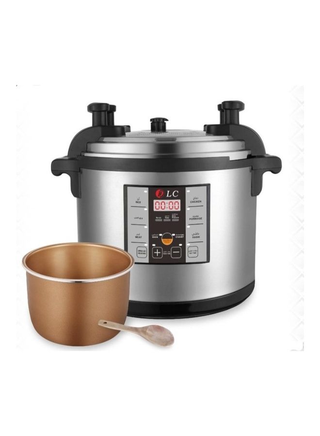 دي إل سي  قدر ضغط كهربائي 21.0 L 2500.0 W DLC.38912-21 فضي/ أسود 